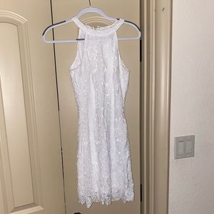 Lulus size S white lace dress. Only worn once